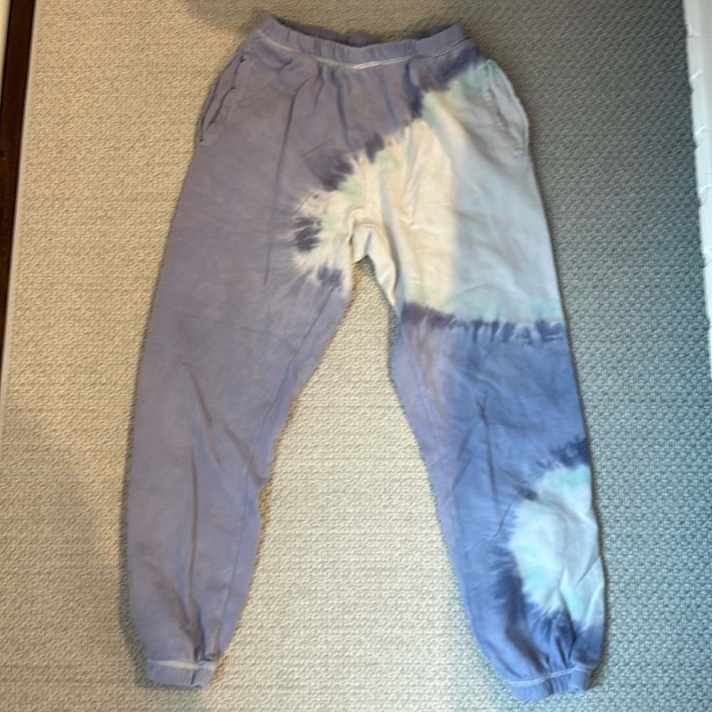 Purple Tie Dye Sweatpants